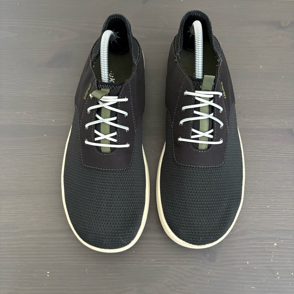 Olukai Nohea Mens Moku Slip On Mesh Boat Sneakers Black Size 10 - Picture 2 of 8